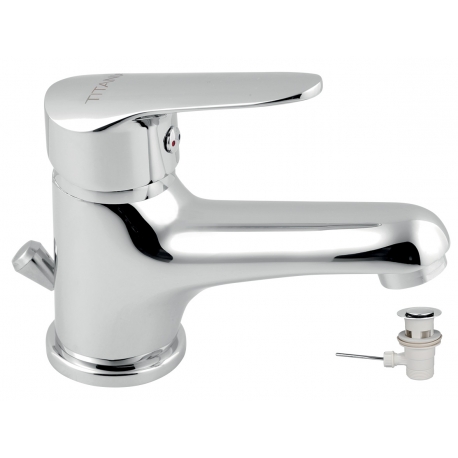 Umývadlová batéria s odpadovou súpravou Titania Iris New