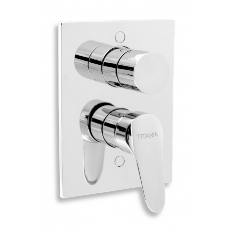 Vaňová a sprchová podomietková batéria s prepínačom