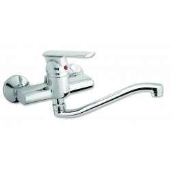 Drezová umývadlová batéria 150 mm Techno chróm