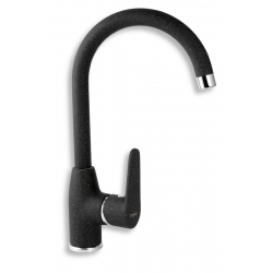 Drezová stojanková batéria Titania Fresh granit-čierny