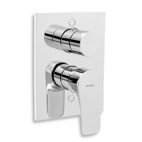 Vaňová a sprchová podomietková batéria s prepínačom