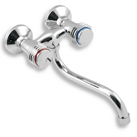 Drezová umývadlová batéria 100 mm Retro I chróm