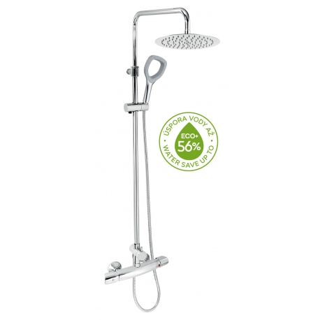 Sprchová súprava ECO+sprch.termostatická batéria 57963 chrom