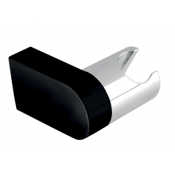 Držiak sprchy pevný otočný, čierný