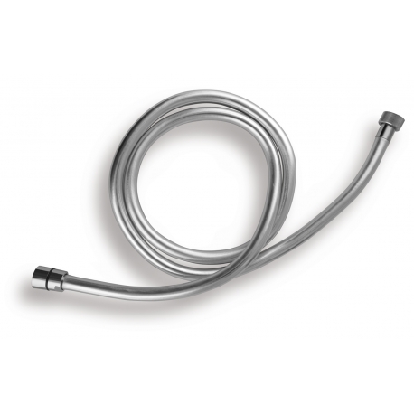 Sprchová hadica plastová, 200 cm, strieborná