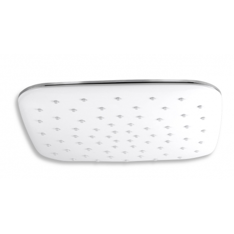 Pevná sprcha 250 x 250 mm, biela-chróm