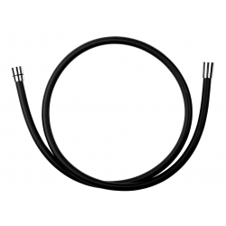 Sprchová hadica plastová, 150 cm, čierna