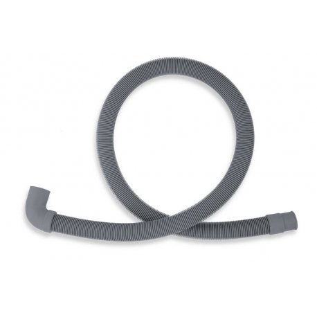 Práčková vypúšťacia hadica s kolenom 350 cm šedá-350cm