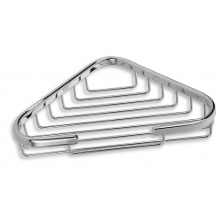 Rohová polička malá Metalia Drôtený program chróm