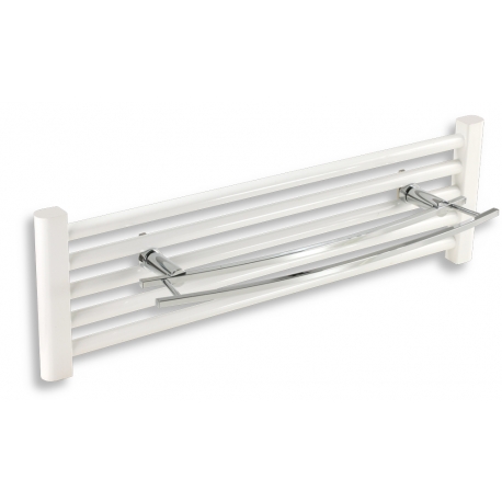 Dvojitý držiak na vykurovací rebrík 600 mm Metalia 2 chróm