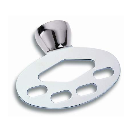 Držiak zubných kefiek a pasty Metalia 3 chróm