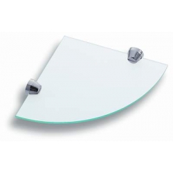 Rohová polička Metalia 3 chróm