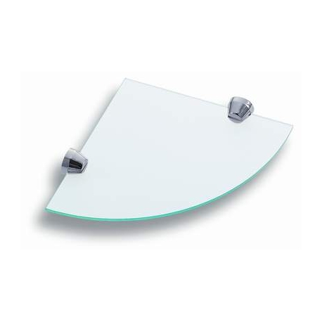 Rohová polička Metalia 3 chróm