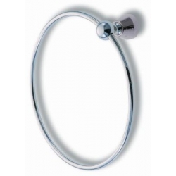 Kruhový držiak uterákov Metalia 3 satino