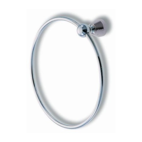 Kruhový držiak uterákov Metalia 3 satino