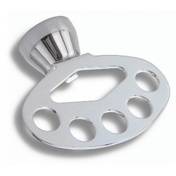 Držiak zubných kefiek a pasty Metalia 3 satino