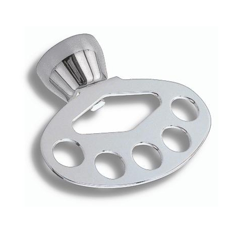 Držiak zubných kefiek a pasty Metalia 3 satino