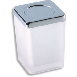 Dóza na kúpeľňovú soľ Metalia 4 chróm