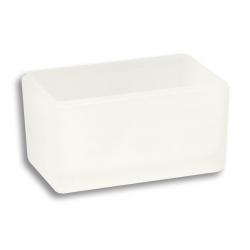 Náhradné sklo - dóza na kozmetické tampóny sklo pieskované