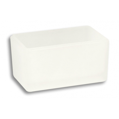 Náhradné sklo - dóza na kozmetické tampóny sklo pieskované