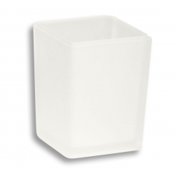 Náhradná dóza na kúpeľňovú soľ sklo pieskované