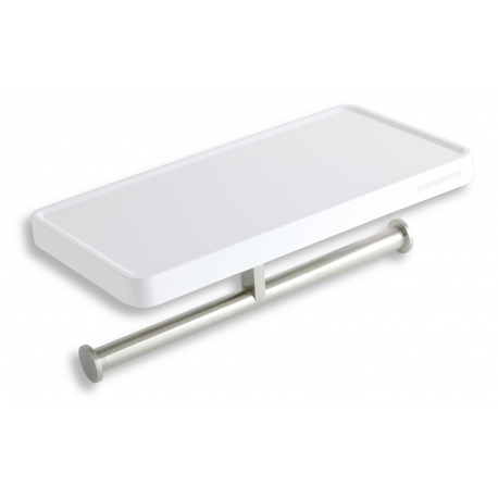 Polička s držiakom role papiera