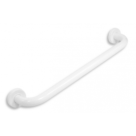 Madlo rovné s krytkami 300 mm biele