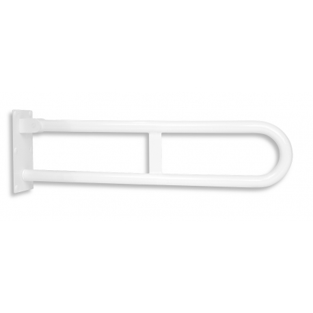 Úchyt dvojitý sklopný 572 mm biely