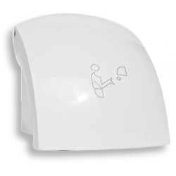 Elektrický senzorový sušič rúk, 1500W, biely