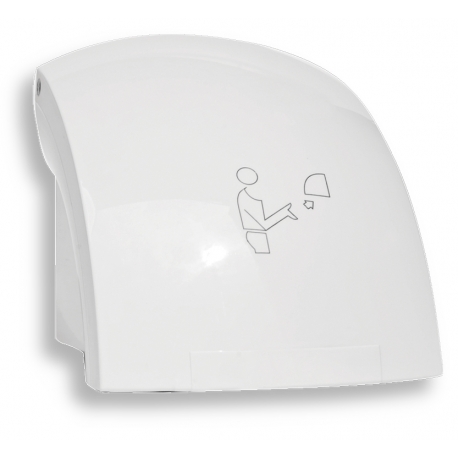 Elektrický senzorový sušič rúk, 1500W, biely