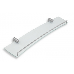 Polička so zábradlím Metalia 10 chróm