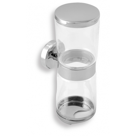 Zásobník kozmetických tampónov a tyčiniek Metalia 11 chróm