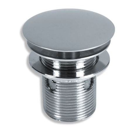 Uzáver výpusti LUXUS pre umývadlo bez prepadu chróm