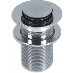 Uzáver výpusti LUXUS pre umývadlo bez prepadu chróm