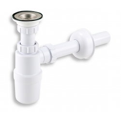 Sifón umývadlový, nerezová miska