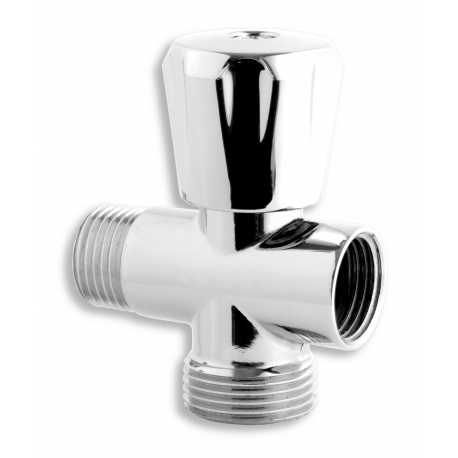 Práčkový ventil pod stojánkovú batériu 1/2"x1/2"x3/4"