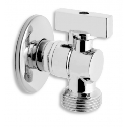 Práčkový rohový ventil so spätnou klapkou 1/2"x3/4"