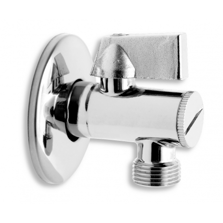 Rohový ventil s filtrom hliníková páka 1/2"x 3/8"