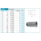 Predĺženie 1"x15mm