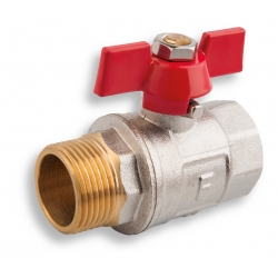 Guľový kohút s motýlikom ŠM 3/4"