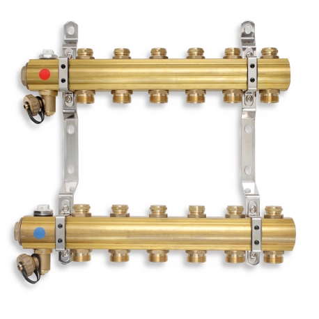 ROZDEĽOVAČ s regulačnými a mechanickými ventilmi 11 okruhov