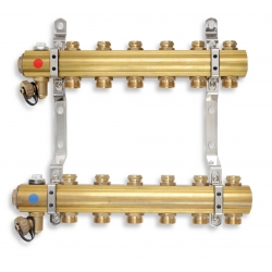 ROZDEĽOVAČ s regulačnými a mechanickými ventilmi 6 okruhov