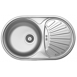 Drez 44x74 s odkvapom a prepadom nerez