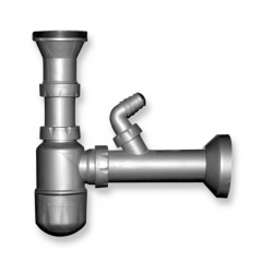 Sifon drezový otvor 49mm bez prepadu plast