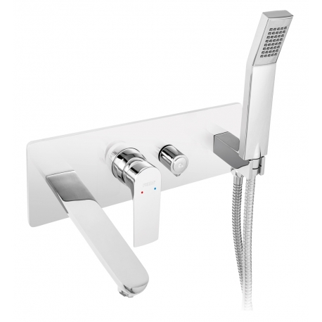 Podomietková vaňová batéria nástenná, chróm