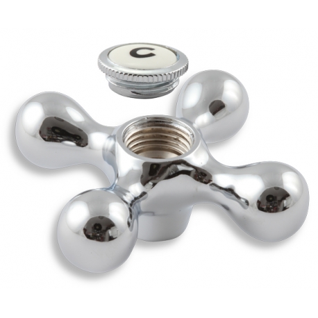 Rukoväť KRÍŽ kompletná studená chróm